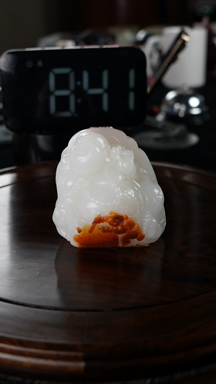 和田玉未镶嵌吊坠(不含链)悠**生和田玉弥勒