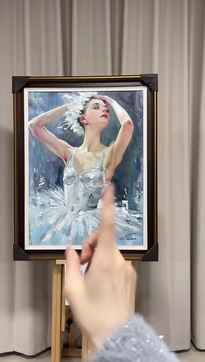 【闪购商品】绘画陶宗健-油画-60*80-人物