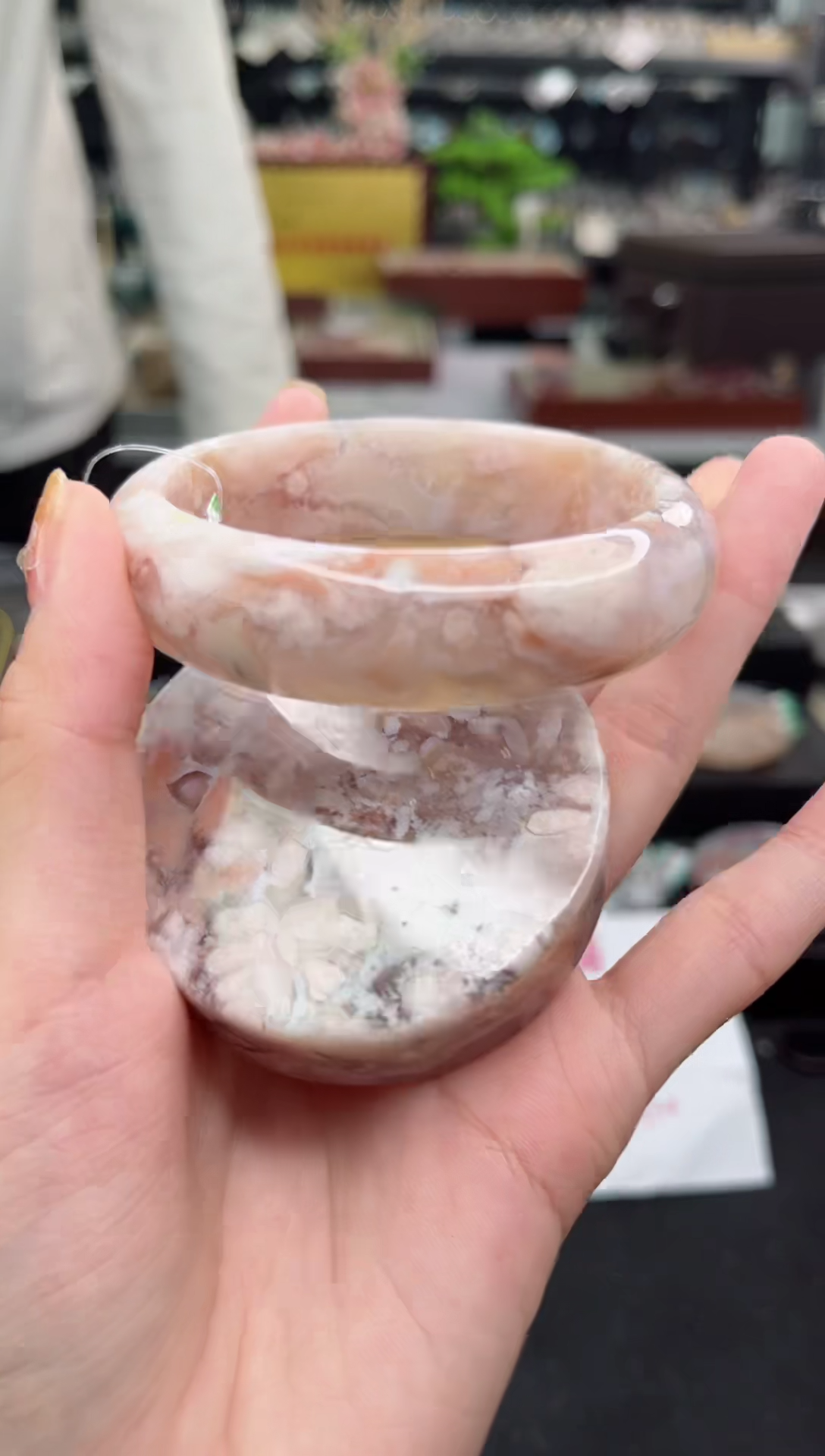 【闪购商品】石英质玉手镯未镶嵌61圈口（赠品镯心）3681327