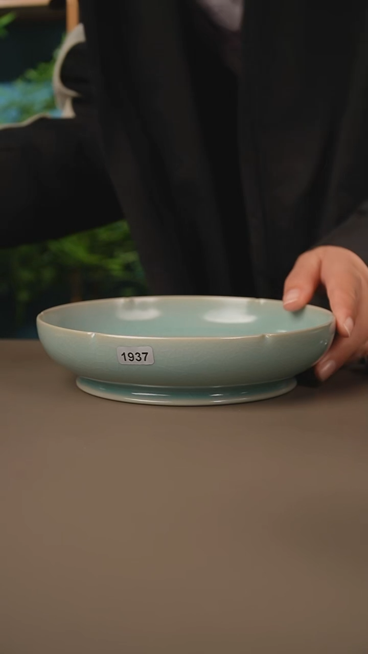 仿古大葵口盘一级     