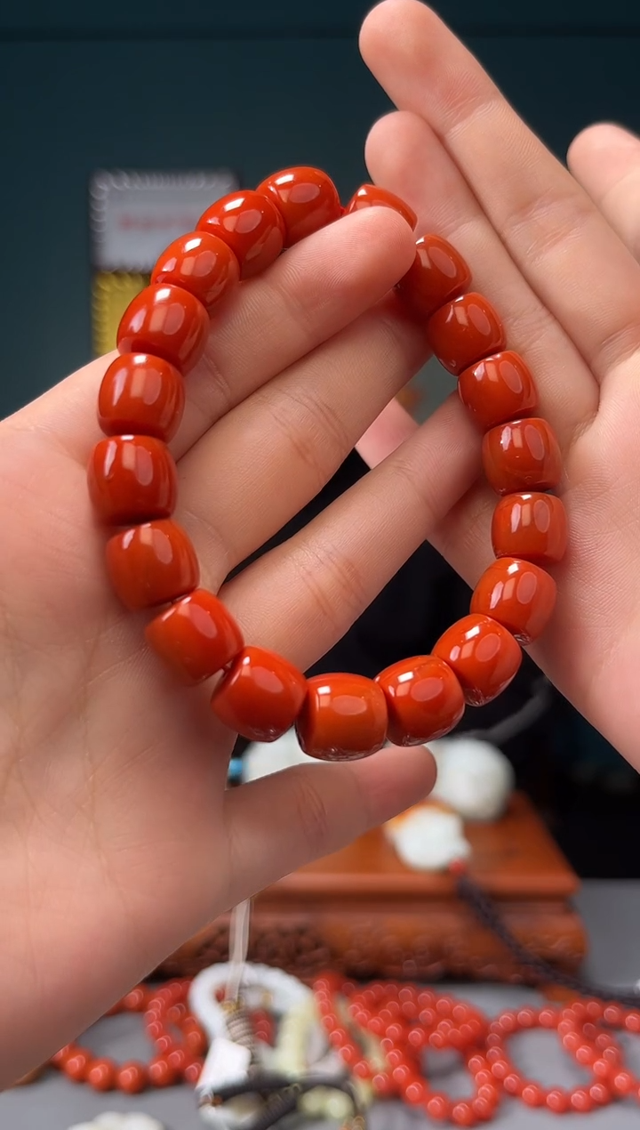 【闪购商品】南红玛瑙颈饰未镶嵌手串11+