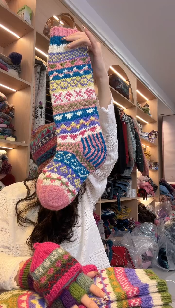 羊毛瑞*百羊毛地板袜B440