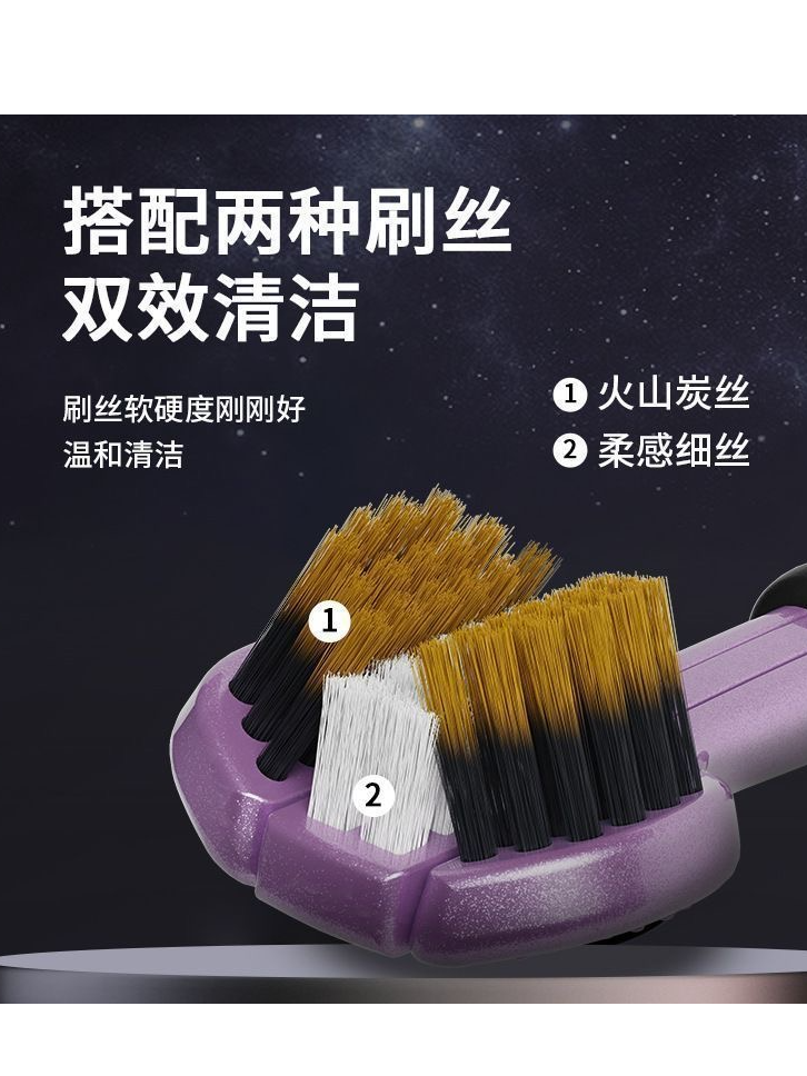 360°三面包裹式软毛牙刷多方位清洁神器牙齿舌苔牙缝成人男女通用