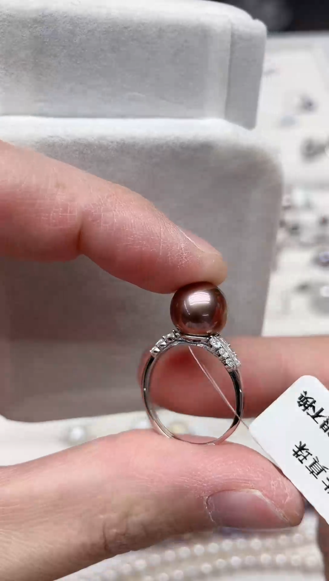【闪购商品】淡水珍珠戒指银S925镶嵌戒指