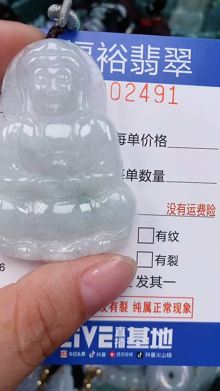 翡翠未镶嵌颈饰...0002491