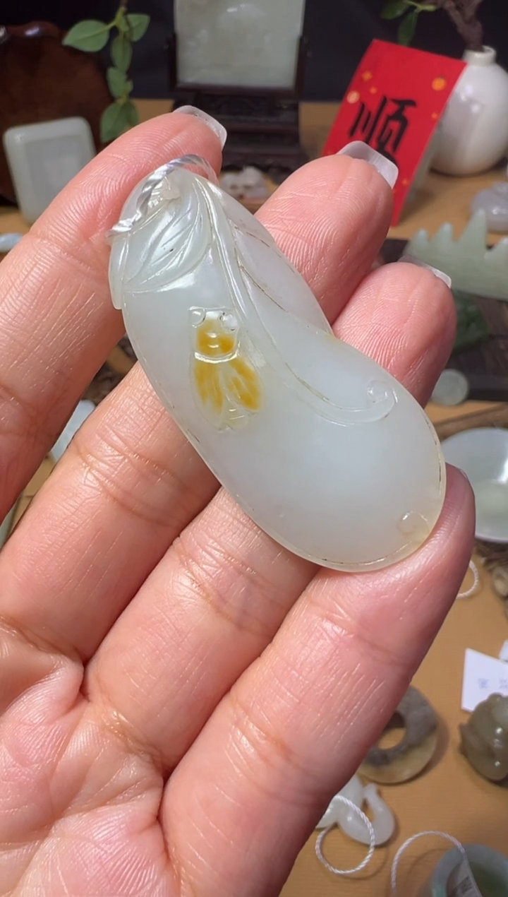 【闪购商品】和田玉XHM-952    豆荚