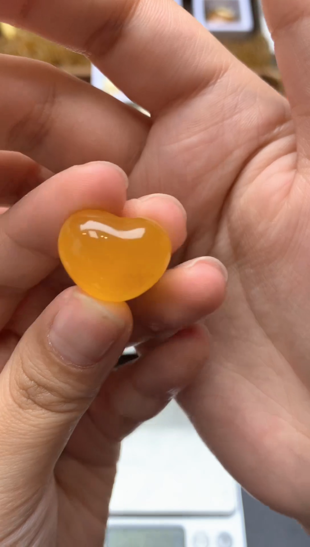 【闪购商品】琥珀珠宝奇石未镶嵌009琥珀蜜蜡花粉有纹小坑介意勿拍