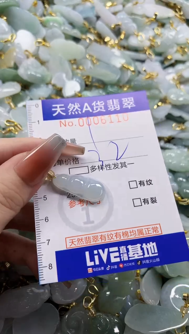 颈饰未镶嵌翡翠天然A货翡翠