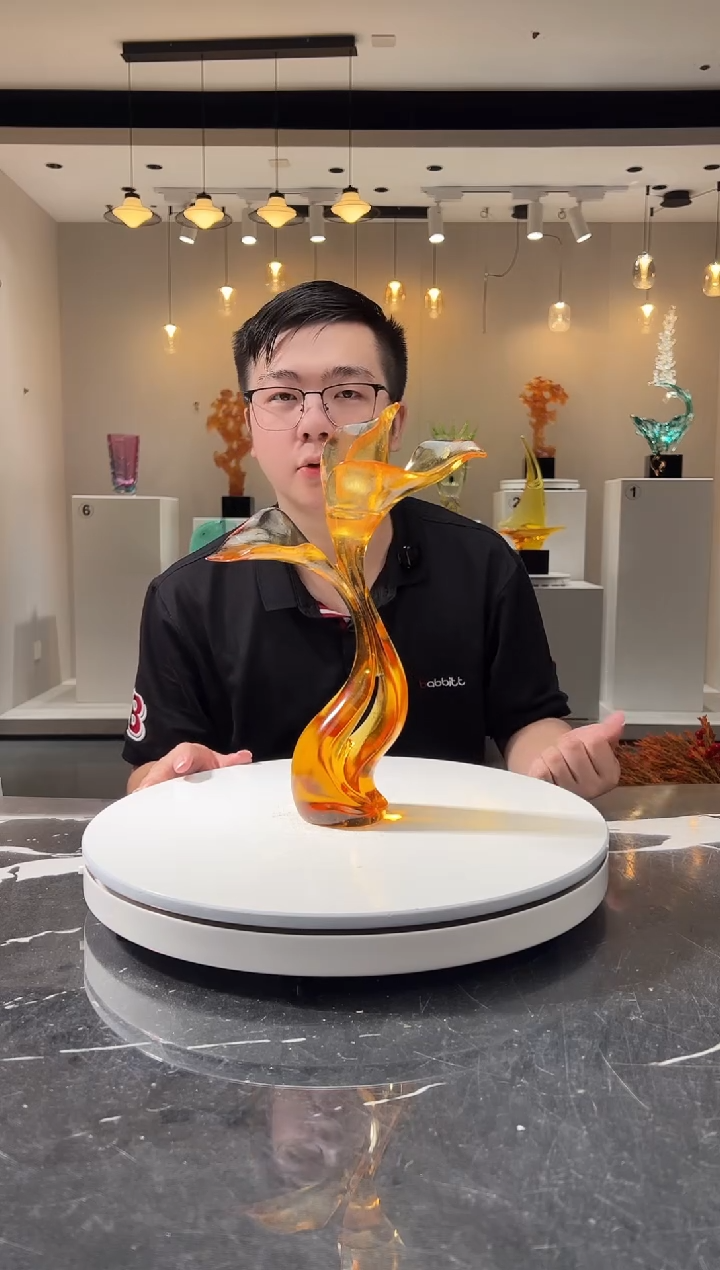 摆件巴比特美学-金色小号三生花