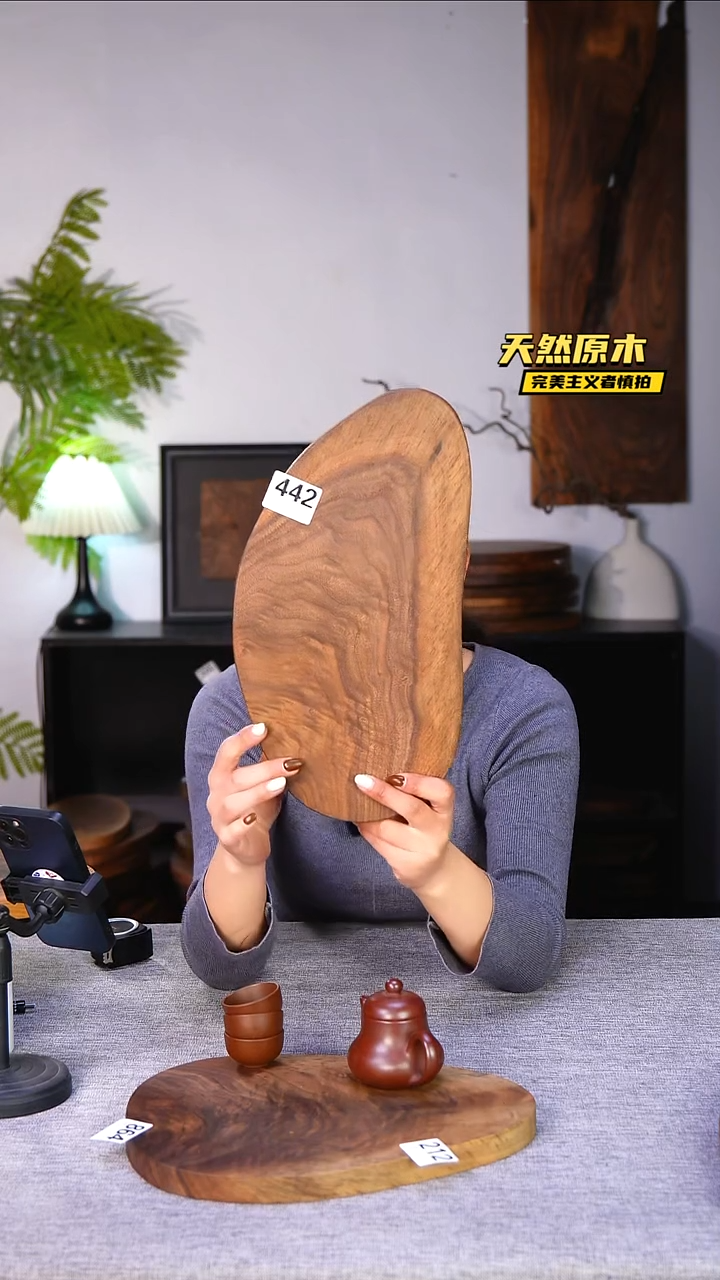 木北美黑胡桃原木.干裂疤结不属于商品质量问题完美主义者慎拍