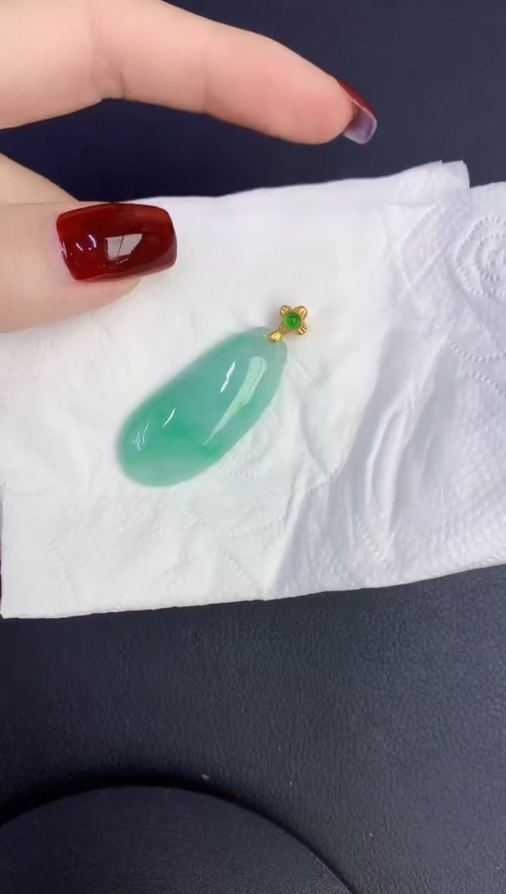 颈饰未镶嵌翡翠缅甸天然翡翠a货