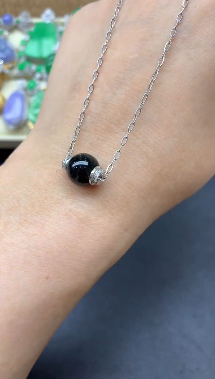 【闪购商品】翡翠颈饰18K金镶嵌425-中国好珍宝