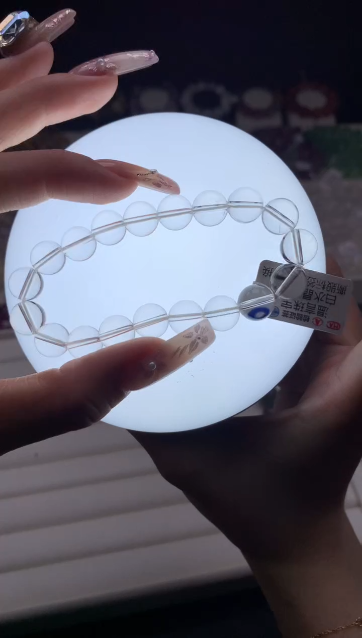 【闪购商品】水晶手链未镶嵌多样性发其一白水晶10m，A15