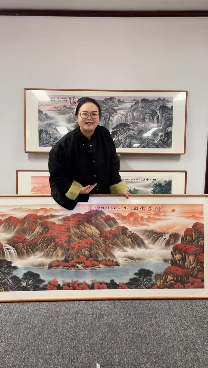 【闪购商品】国画鸿运当头210*80刘海斌老师