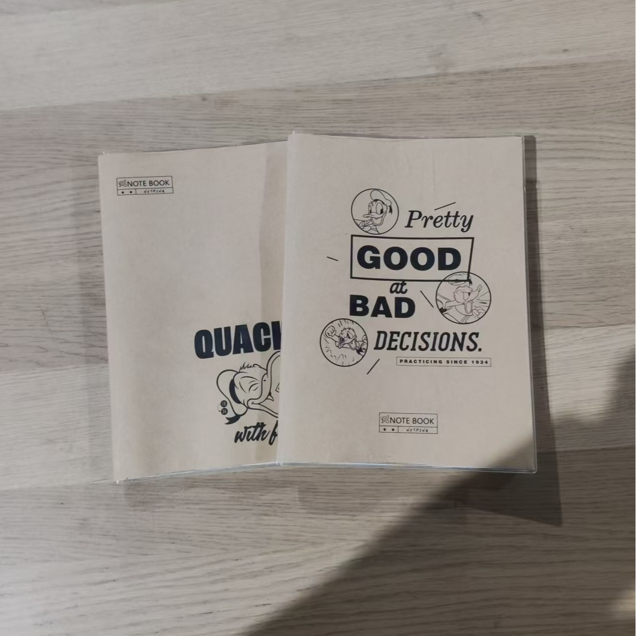 联众经典卡通牛皮面B5水晶胶套本70张4本