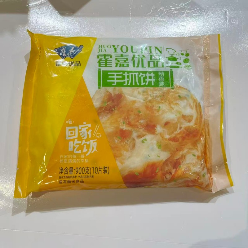 霍嘉 优品手抓饼葱香味 900g/袋