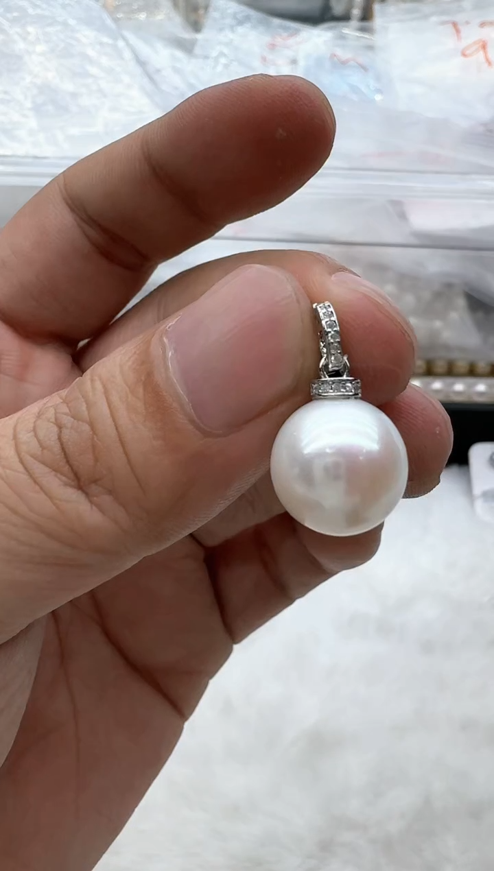 【闪购商品】淡水珍珠颈饰银S925镶嵌清货