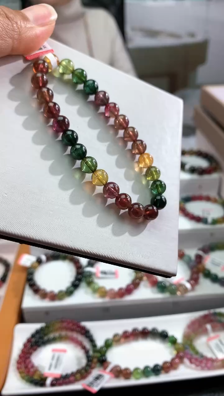 【闪购商品】碧玺手链未镶嵌多样性发一条