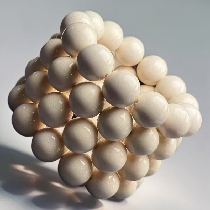 天然牙圆珠对摆单摆5A冰料牙芯直播间专拍改价猛犸牙手串猛犸手串