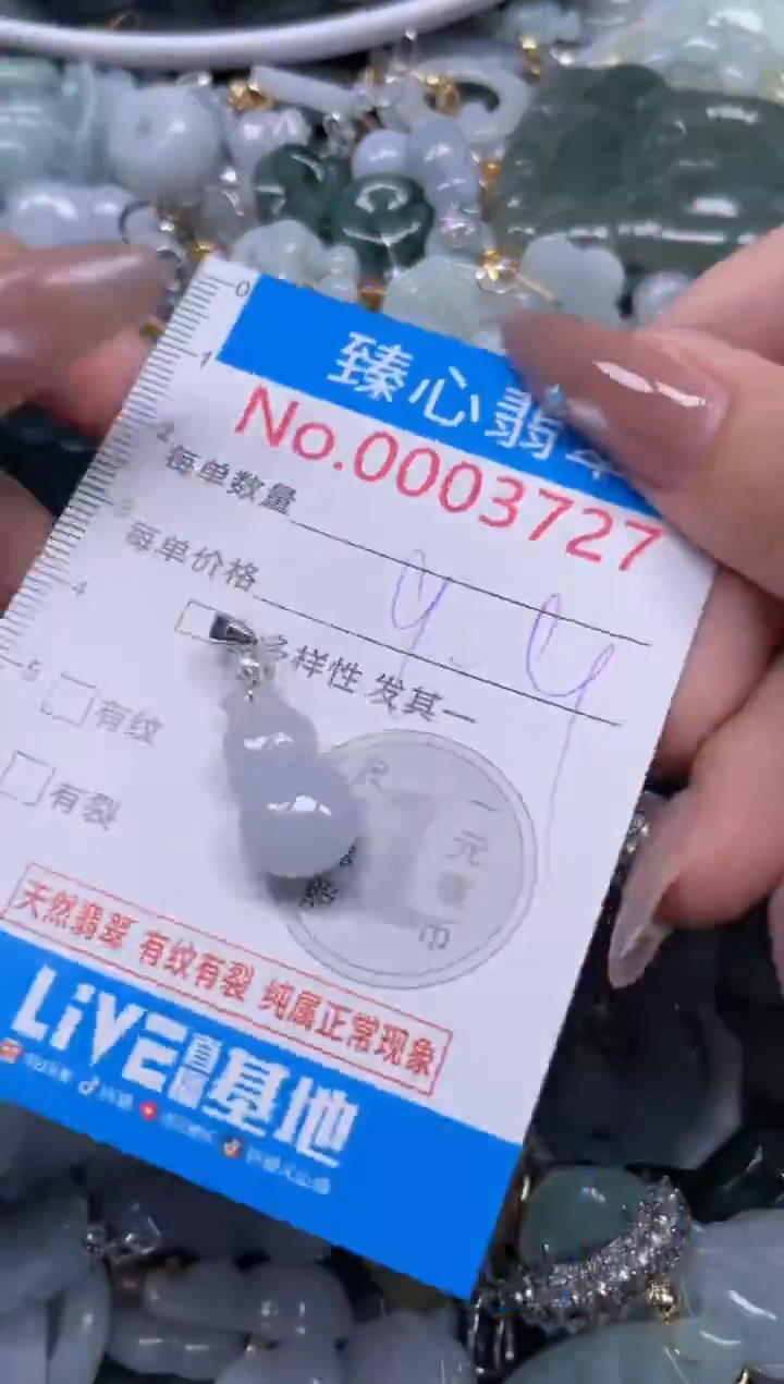 颈饰未镶嵌翡翠3727