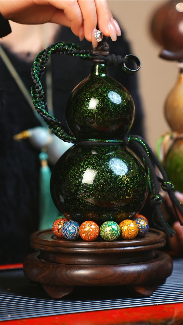 【闪购商品】JT115大师姐臻选非遗大漆酒葫芦