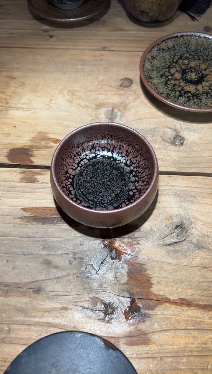 茶盏大****雨古法龙窑柴烧489