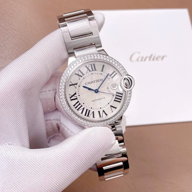 95新 Cartier/卡地亚 礼尚往来卡13年男表3000 103953SX