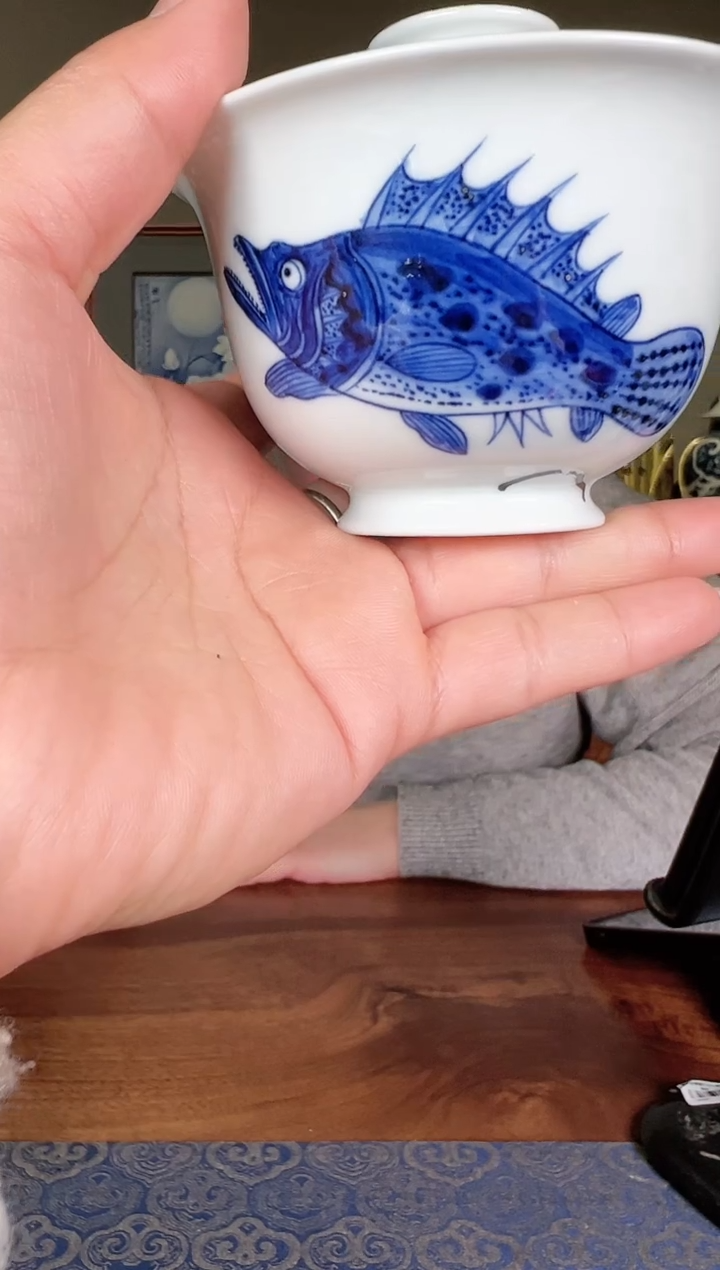 【闪购商品】墨舍柴窑一只鳜鱼盖碗