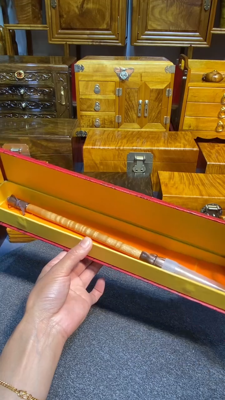 【闪购商品】金丝楠木艺小叶桢楠 毛笔