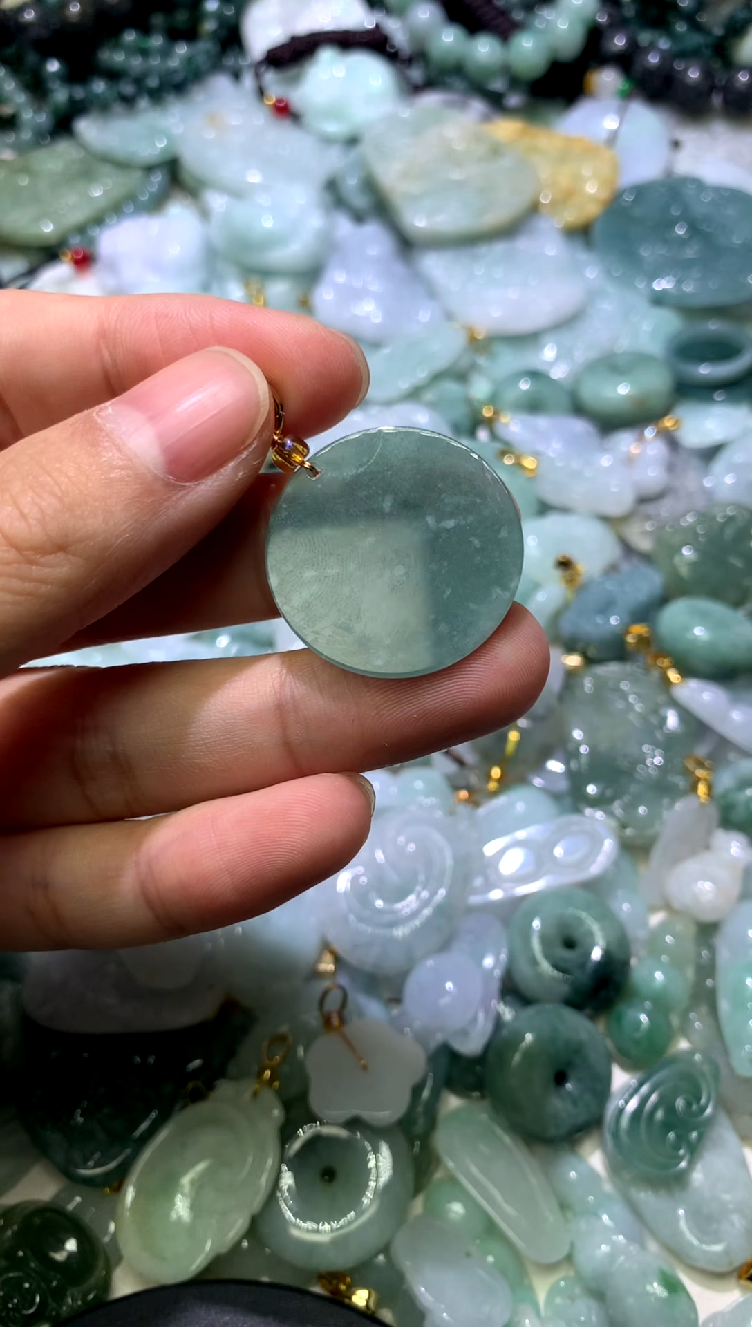 吊坠(不含链)未镶嵌翡翠1