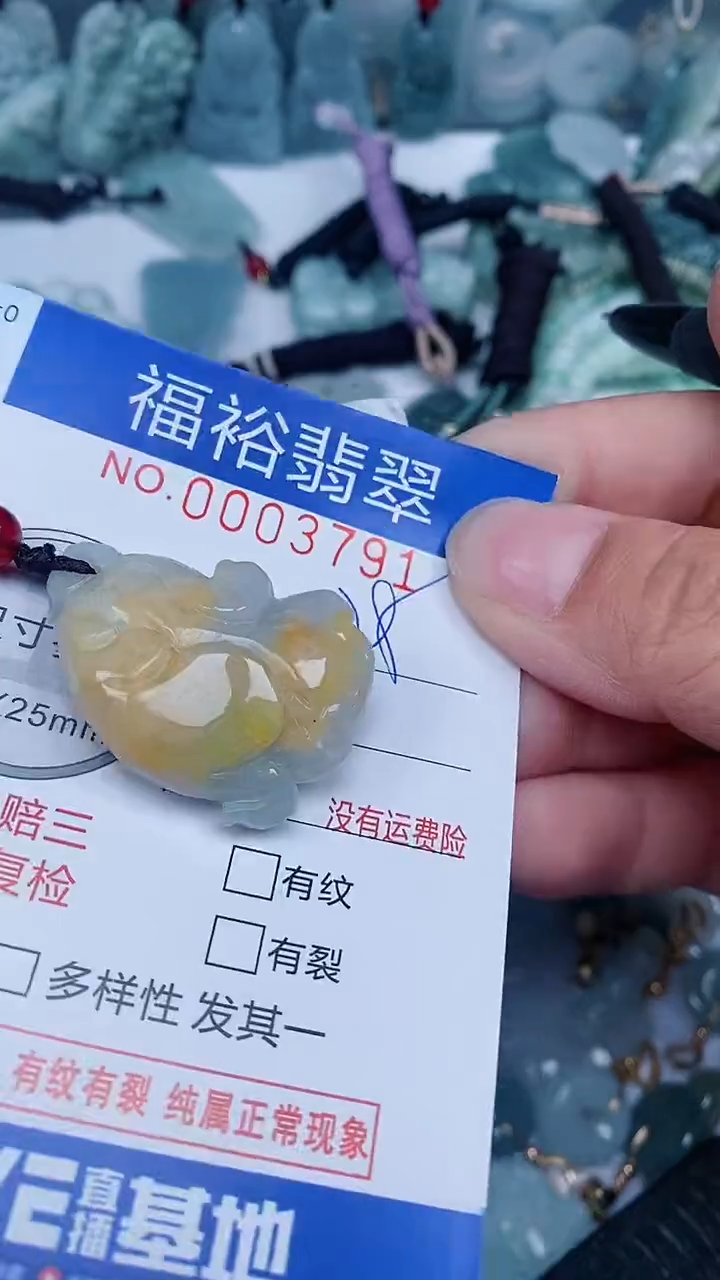 【闪购商品】翡翠颈饰未镶嵌...0003791