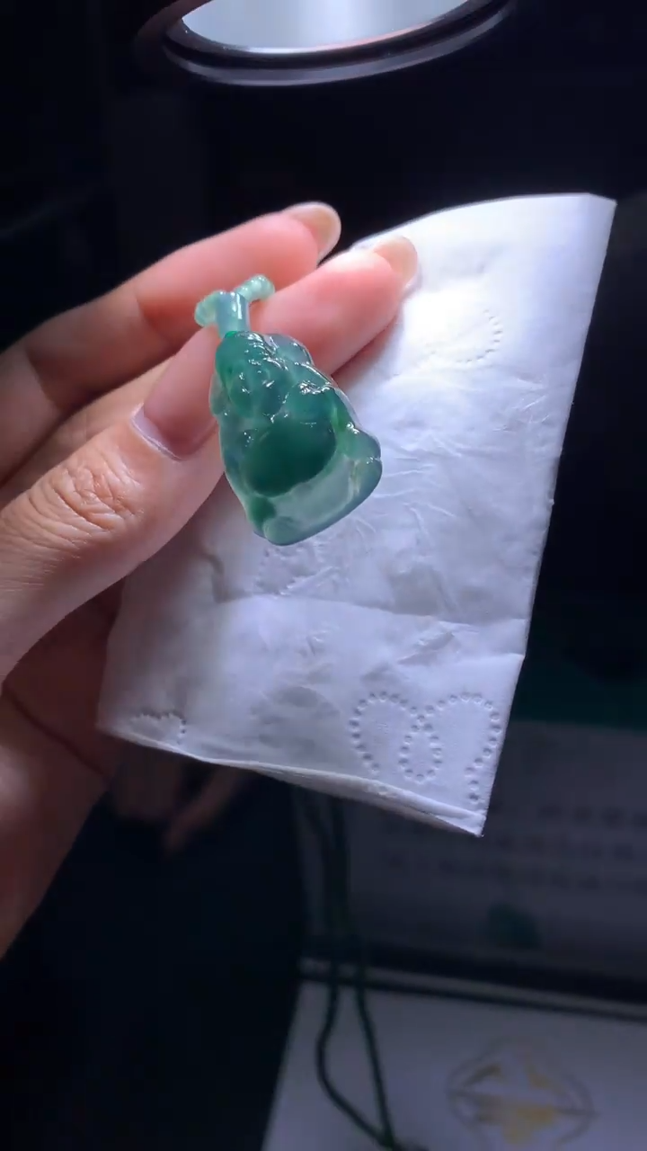 定制翡翠未镶嵌岭南当铺毛货-不退不换