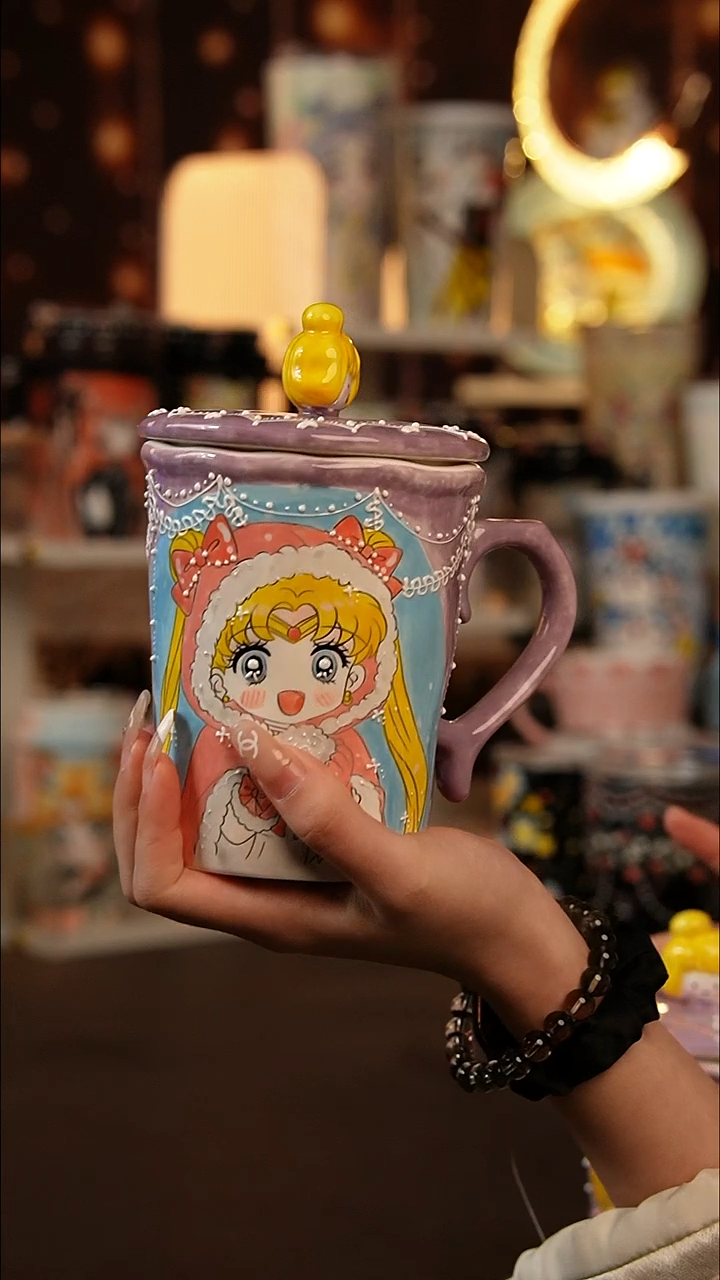 景德镇手工手绘文创陶瓷杯