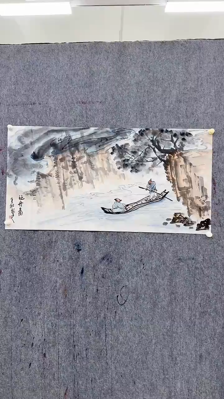 国画姜超8平尺国画作品