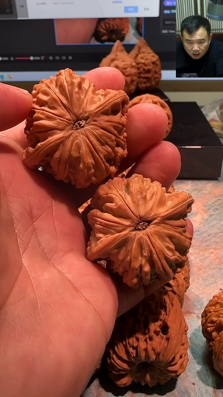 吊坠文玩核桃用****7磨盘蝴蝶