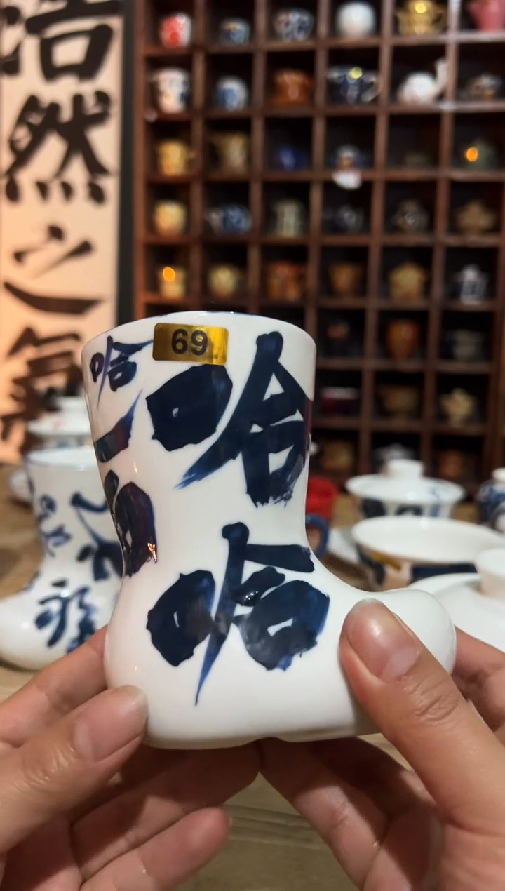 【闪购商品】观云听雨原创手绘茶具