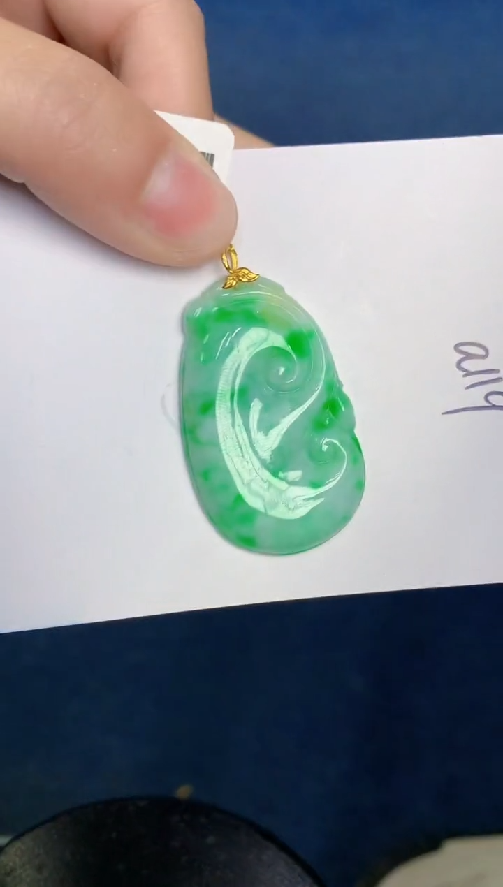 【闪购商品】翡翠颈饰18K金镶嵌000000000