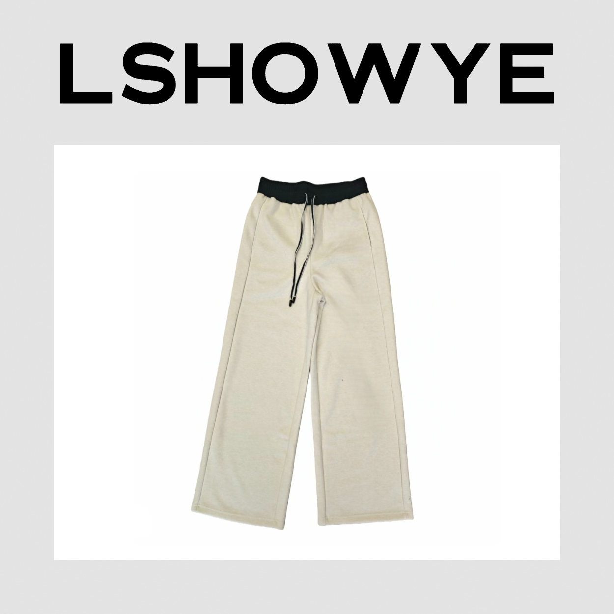 LSHOWYE｜刺绣休闲裤 f9022-1