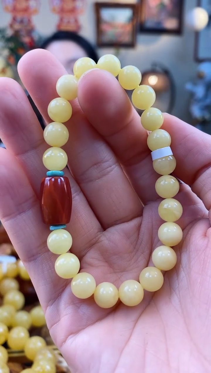 【闪购商品】琥珀手串未镶嵌手串