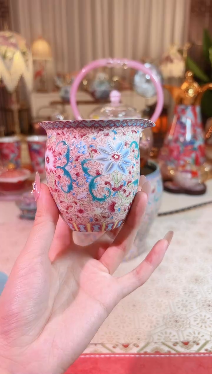 【闪购商品】瓷花开盛世 公杯