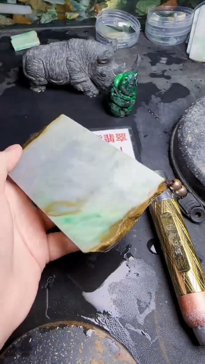 未镶嵌挂件翡翠天然翡翠088