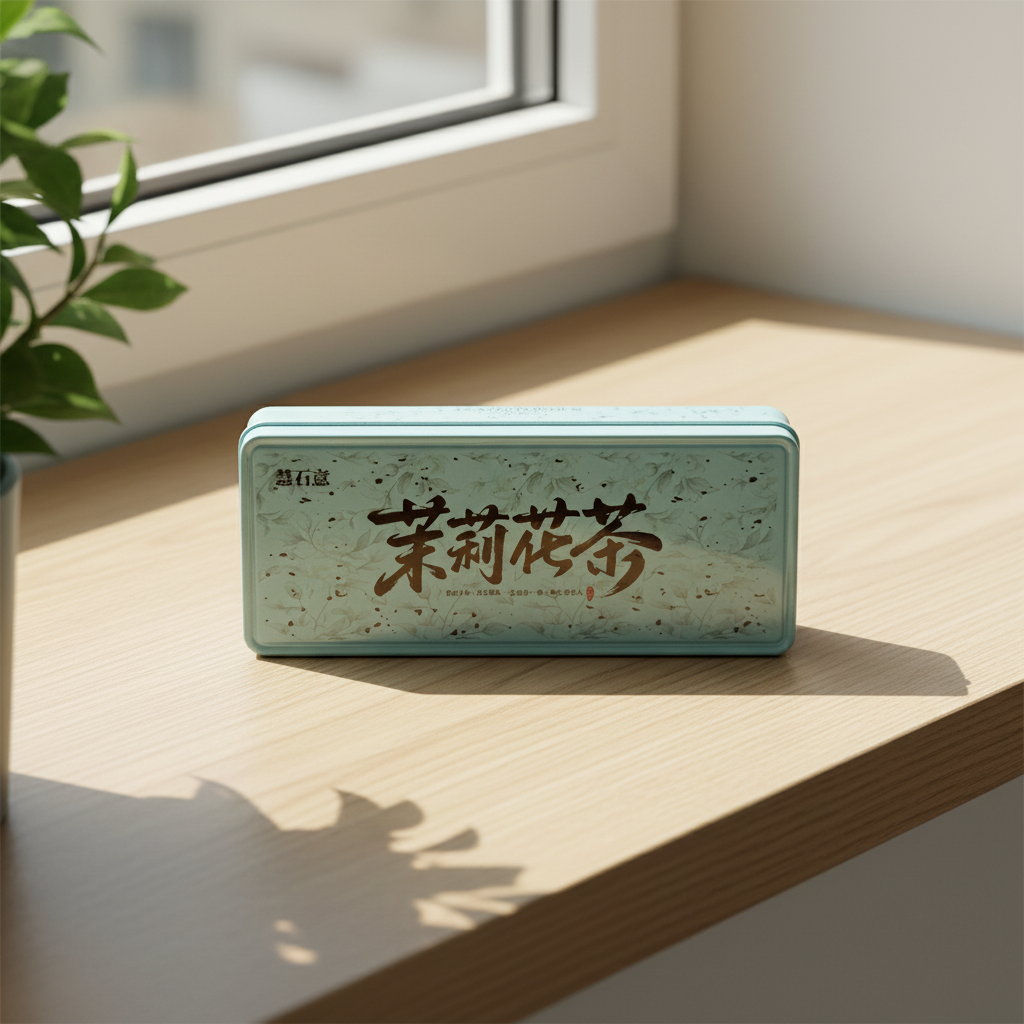 武夷山茉莉花茶铁盒包装新人品鉴
