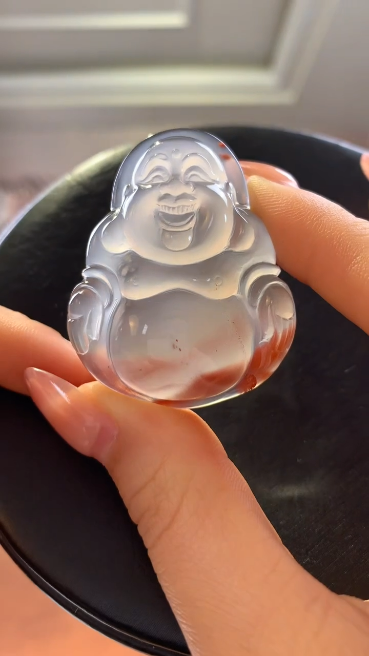 【闪购商品】玛瑙/玉髓挂件未镶嵌南红佛公