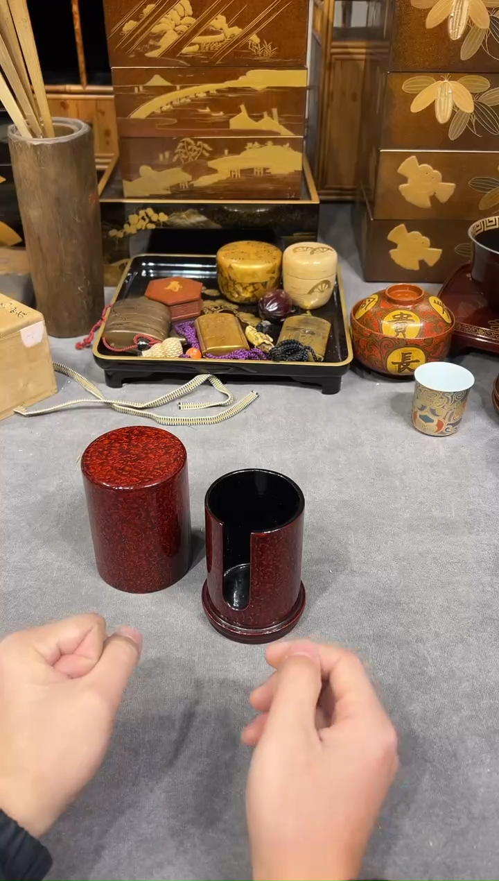 杯笼 大漆漆器大漆漆器