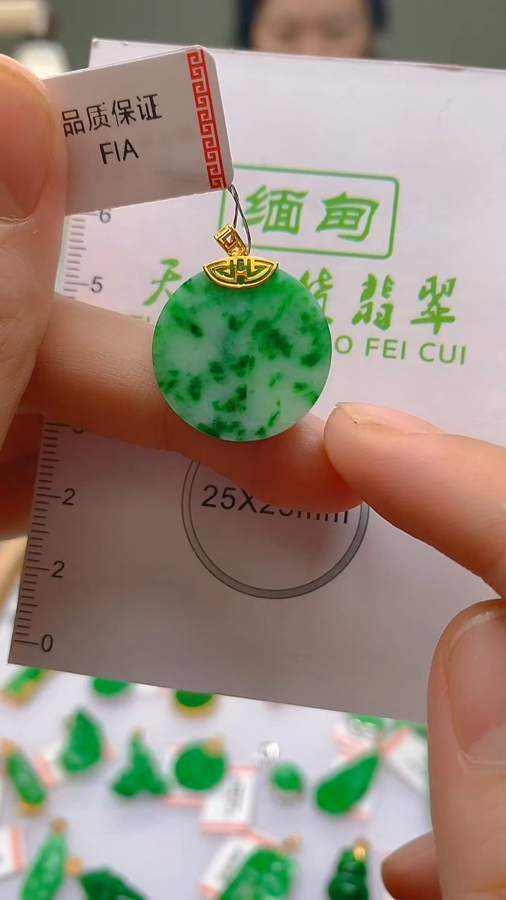 【闪购商品】翡翠颈饰18K金镶嵌新号开播，全场乱卖