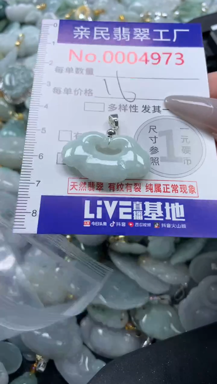 颈饰未镶嵌翡翠4973