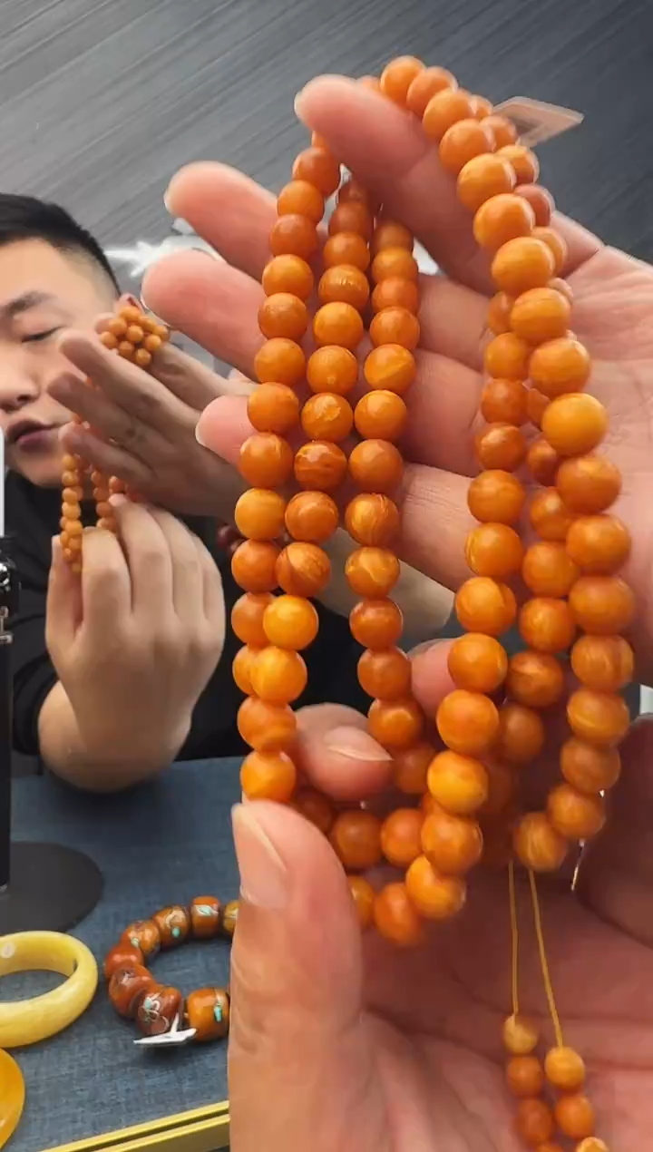 蜜蜡未镶嵌珠宝奇石假一罚十一级 48，9多样性发其一