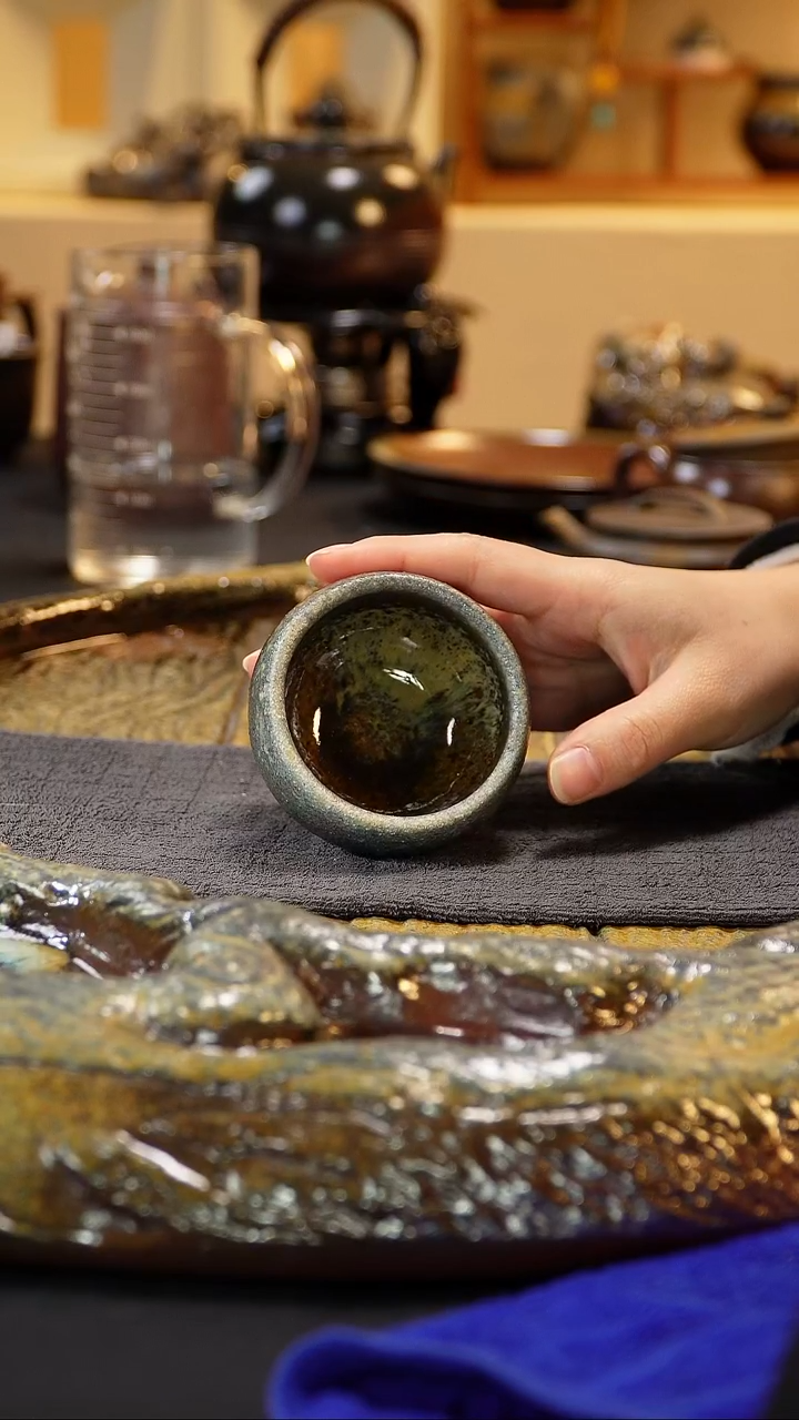 紫砂柴烧纯自然柴烧