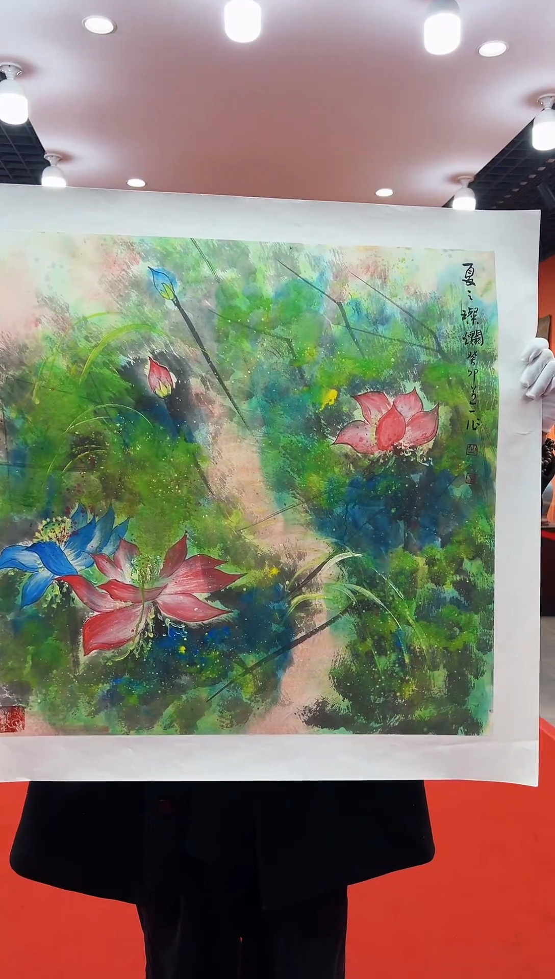 【闪购商品】国画道一老师亲笔绘画作品A29