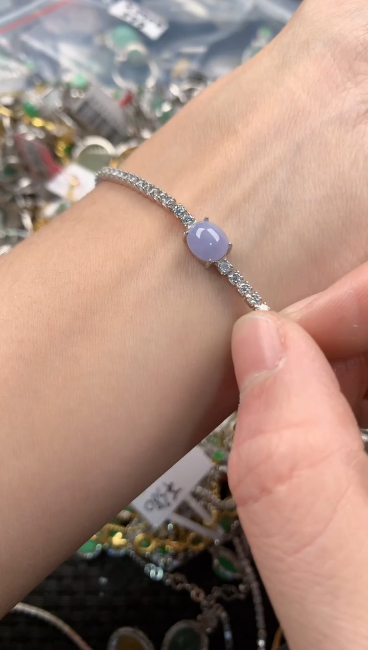 银S925镶嵌戒指翡翠333      4